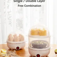 Breakfast artifact new popular household egg cooker mini lazy multi-functional double-layer steamed corn egg steamer 1