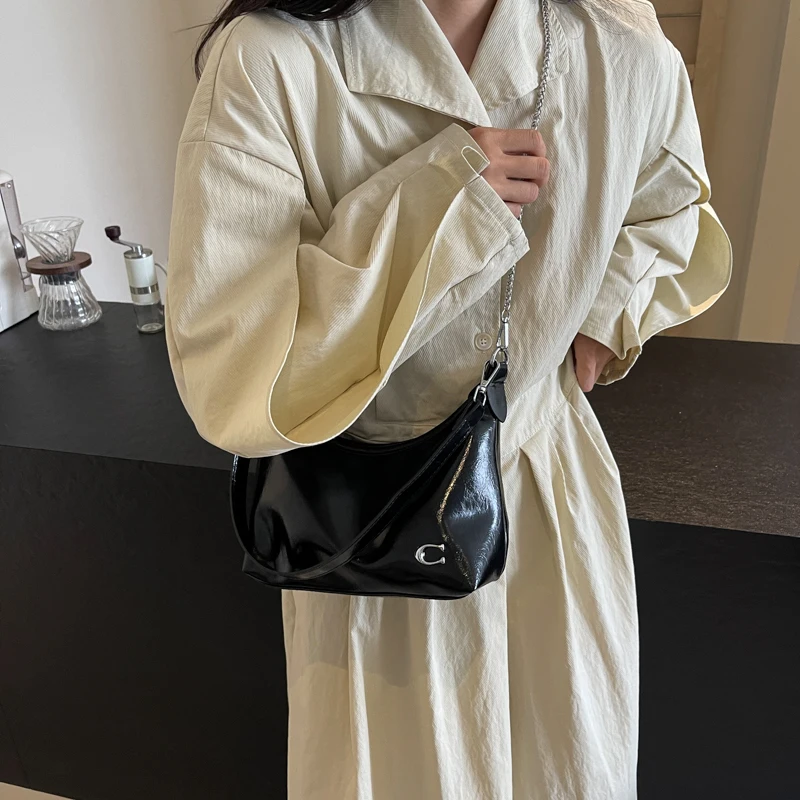 Women Shoulder Bag Messenger Bag Zipper Closure Chain Sling Adjustable Strap Hobo ladies handbag,shoulder bag,crossbody bag