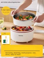 110V mini electric cooking pot household small multi-functional hot pot electric steamer rice cooker American small appliances 1