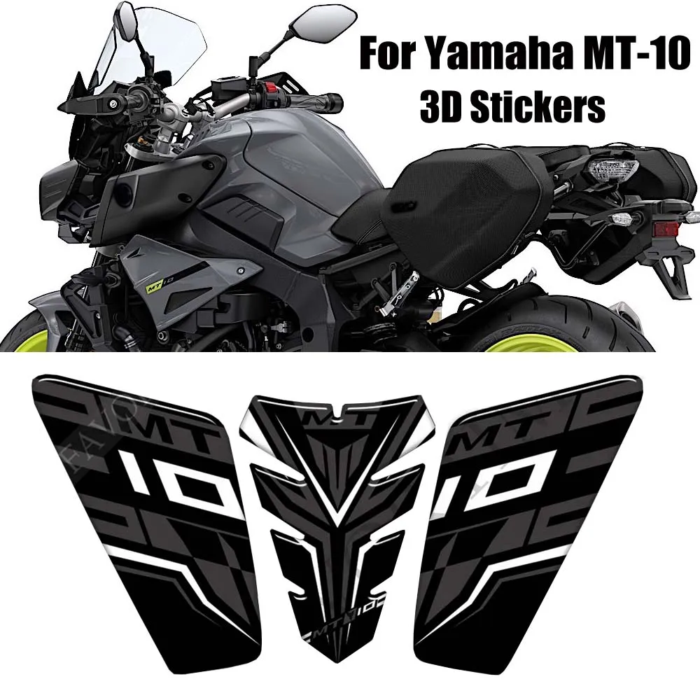 

Stickers For Yamaha MT10 FZ MT - 10 Tank Pad Protector Fairing Fender Windshield Handguard Decal 2016 2017 2018 2019 2020 2021