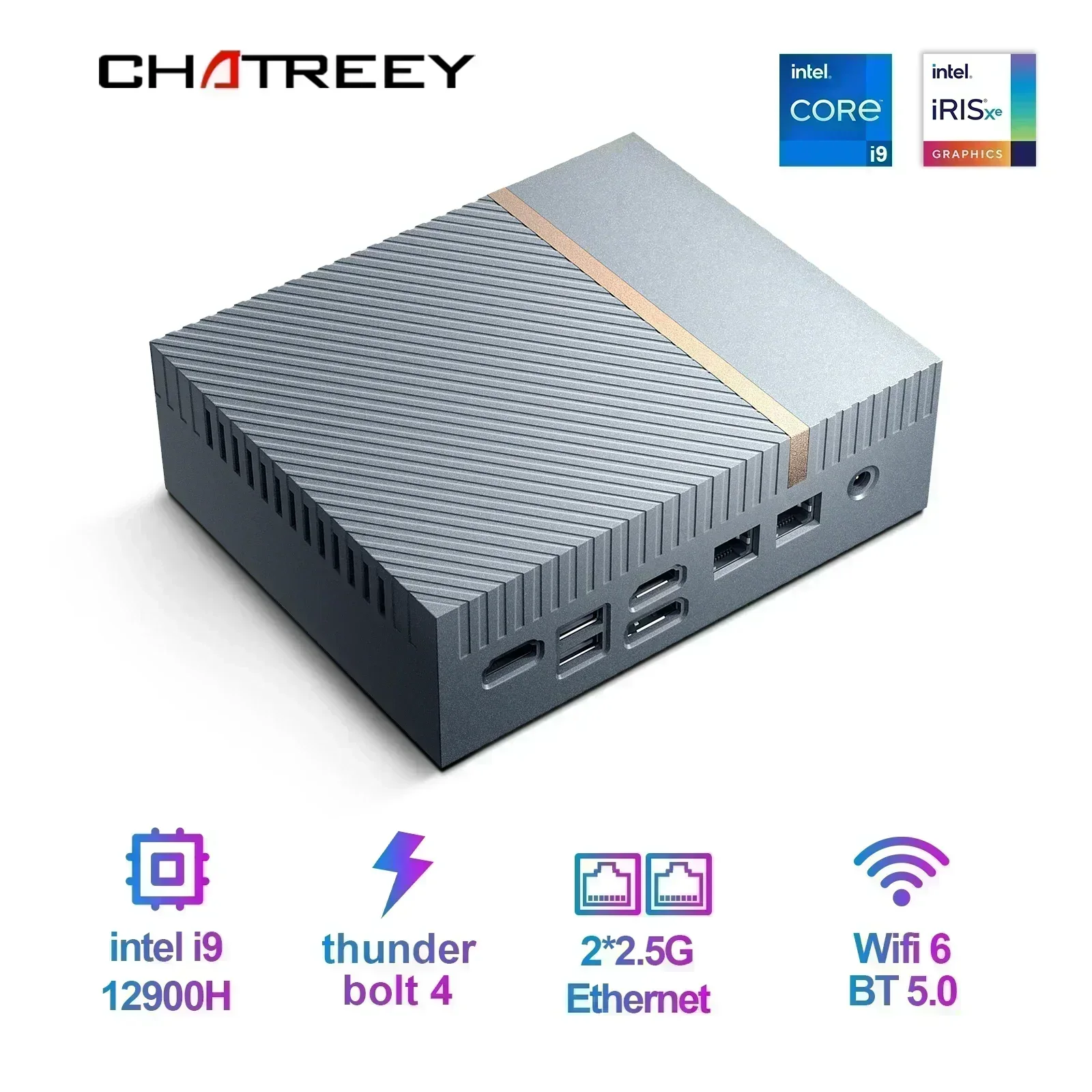 Chatreey IT12 ミニ PC インテル Core i7 1360P i9 13900H ゲーミング