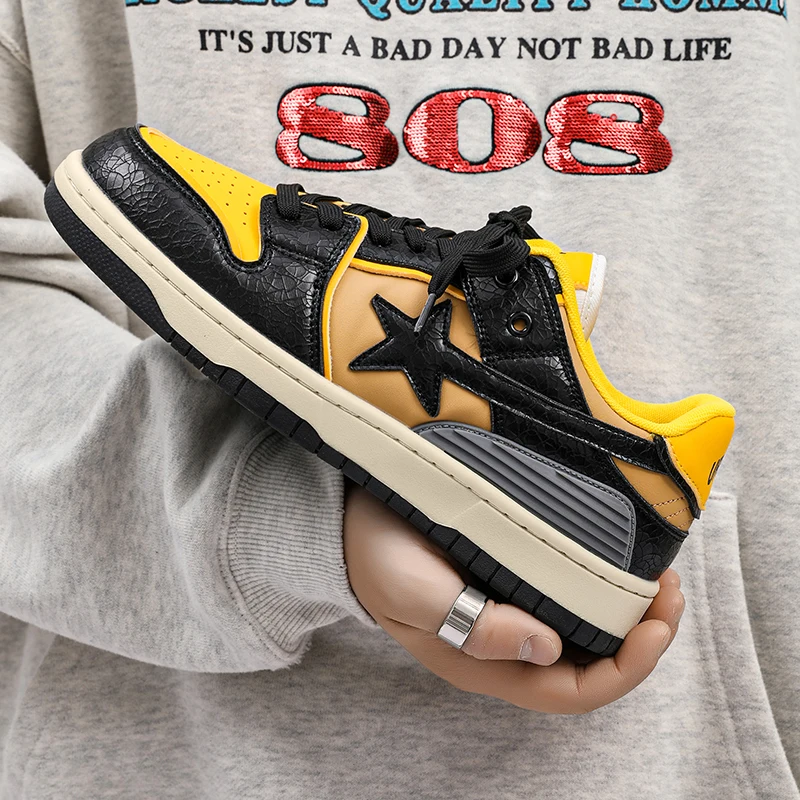 Women Shoes Men Fashion Classic Sneakers Multicolor Retro Star Y2K Skateboard Shoes Couple Students Outdoor Casual Sports Shoes