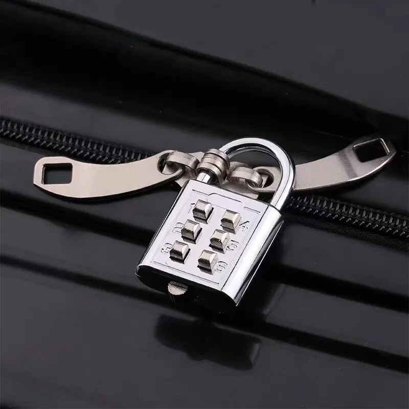 Preset Code Aftermarket Eight-digit Button Zinc Alloy Password Lock School Airport Backpack Travel Lock Waterproof password lock