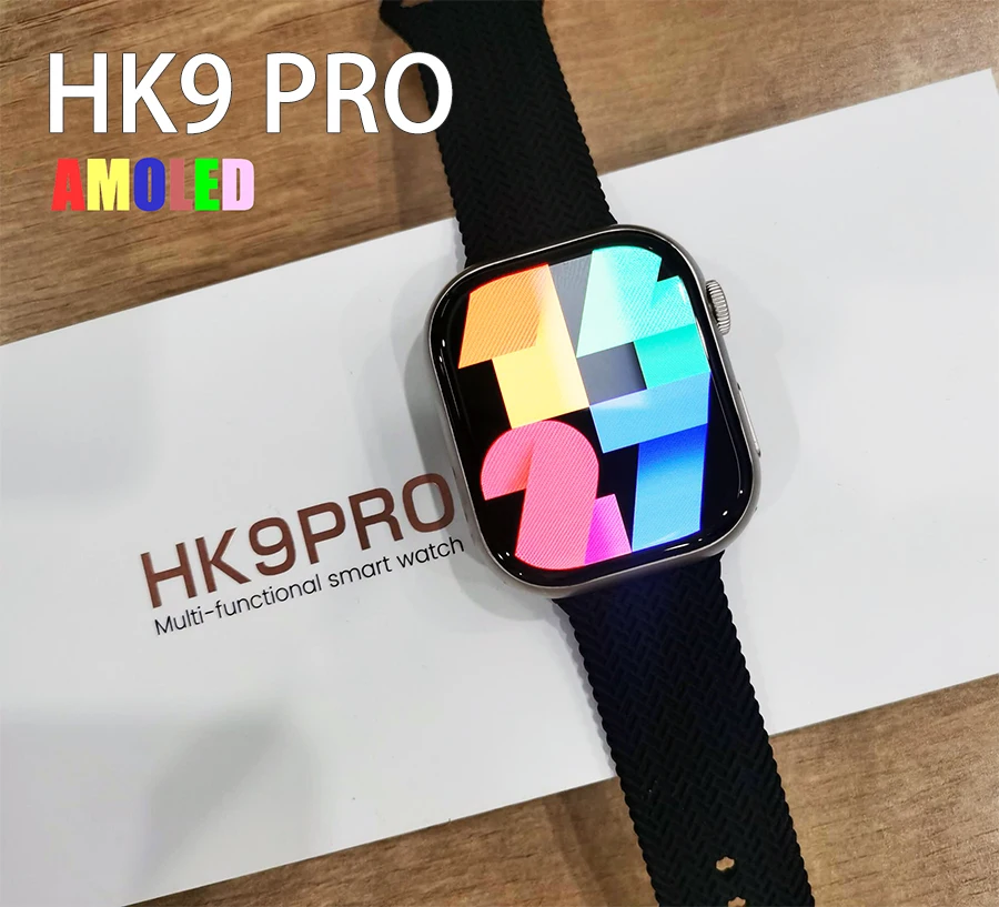 【新品未使用】HK 9 PRO　スマートウォッチ　ブラック　黒