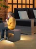 Courtyard Lawn Outdoor Waterproof Modern Minimalist Led Stainless Steel Villa Garden Stool Landscape Light 6