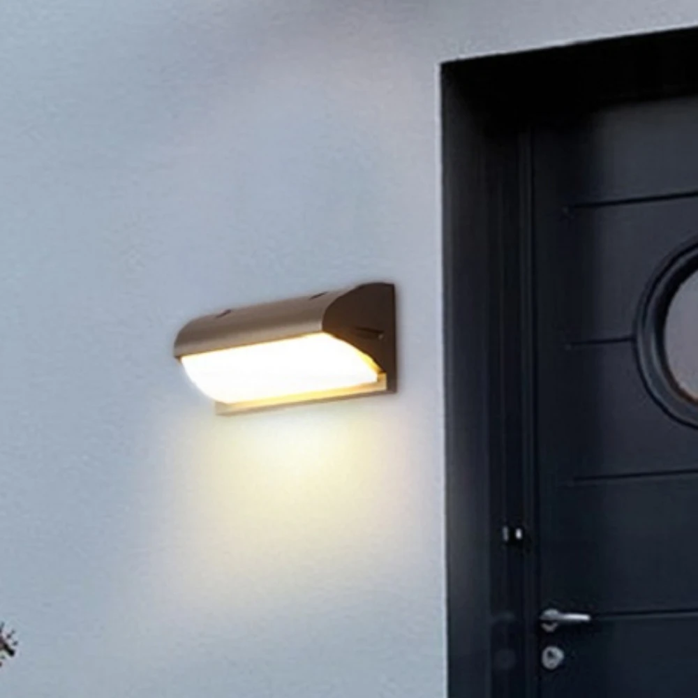 40W LED Wall Lamp Waterproof IP66 Porch Fixtur Modern Radar Motion Sensor Courtyard Garden Outdoor Indoor Light AC90~260V SS002