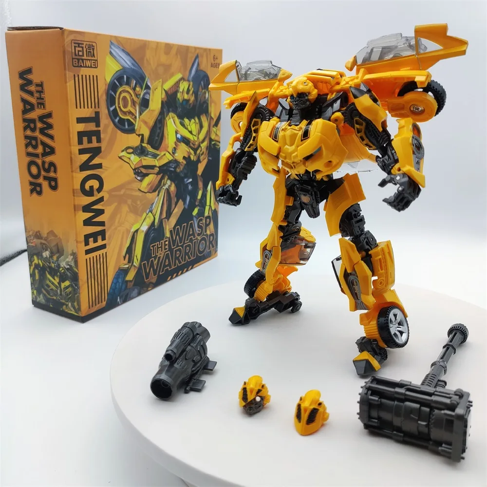

[NEW] BAIWEI Transformation Wasp Warrior TW-1025 TW1025 KO SS49 SS Movie Robot Action Figure With Box