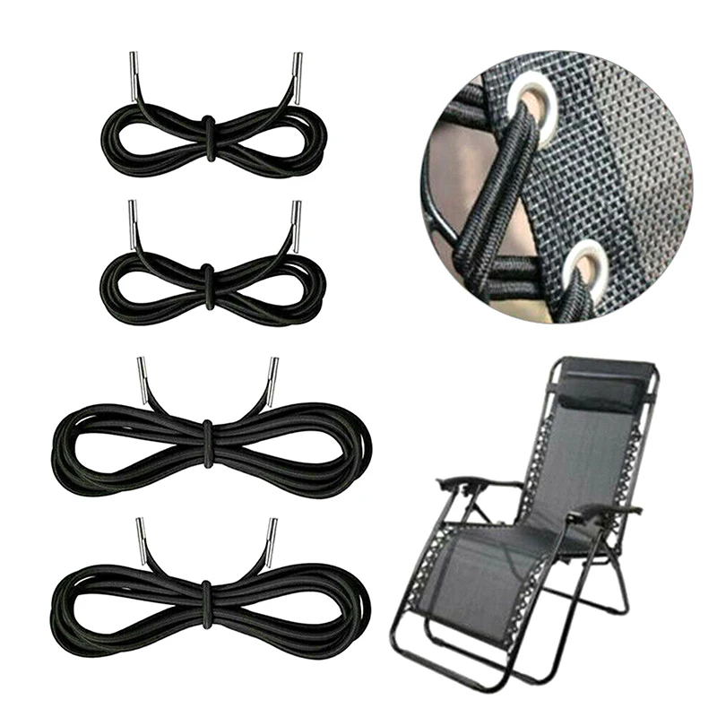 Chair Alignment Rope 4Pcs Elastic Cord Folding Chair Reinforcement Replacement Bungee Rope ...