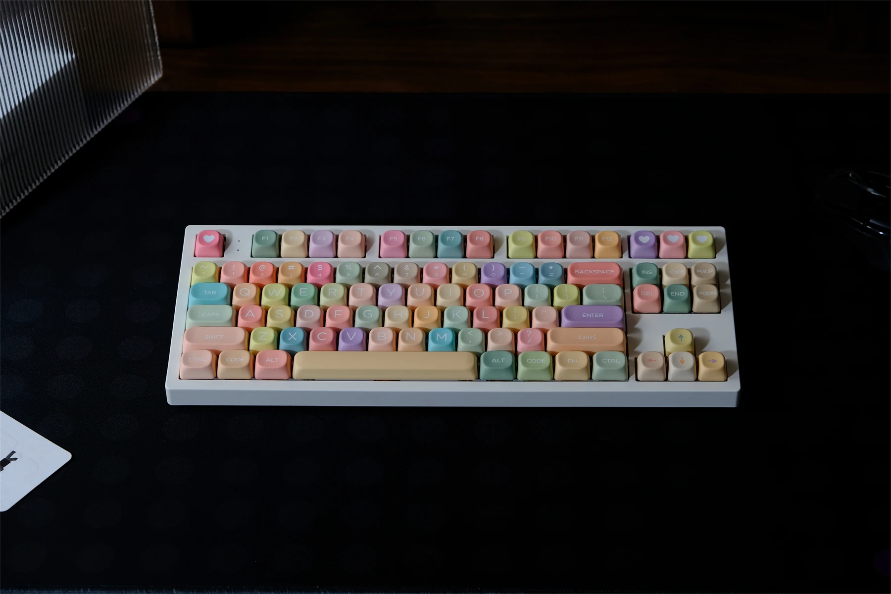 Keycap, Chaves doces coloridas, 126 teclas para teclado mecânico, fazendo