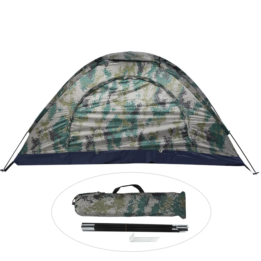 Camping Tent Fishing Tent Leisure Tent Outdoor Single Person Leisure Windproof Tent for Camping Fishing Climbing Camouflage 5