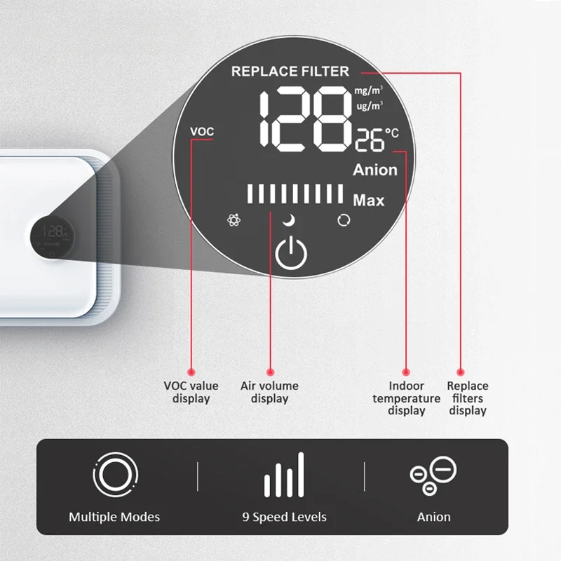 ERV Wall-mounted Bidirectional Flow Fresh Air Supply Air Treatment Recuperator Energy Recovery Ventilation