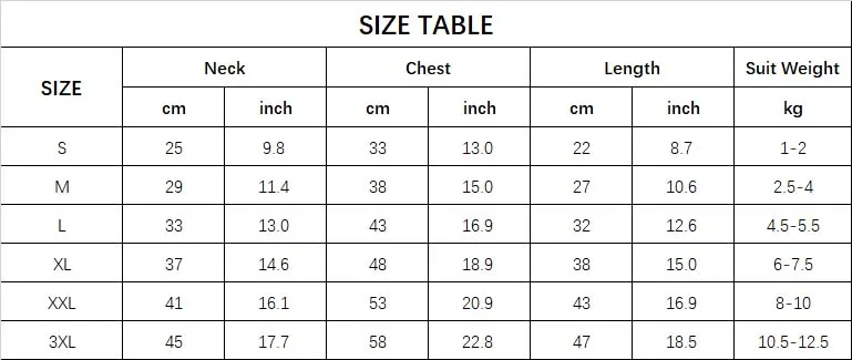 Manteau épais pour petits chiens