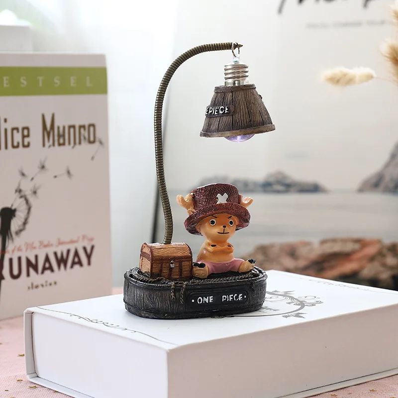 thumbnail image 1 of Lámpara de noche de escritorio de dibujos animados periféricos de animación de alto valor de One Piece Monkey D Luffy, decoración para oficina de aprendizaje, regalo unisex de PVC, 1 of 5