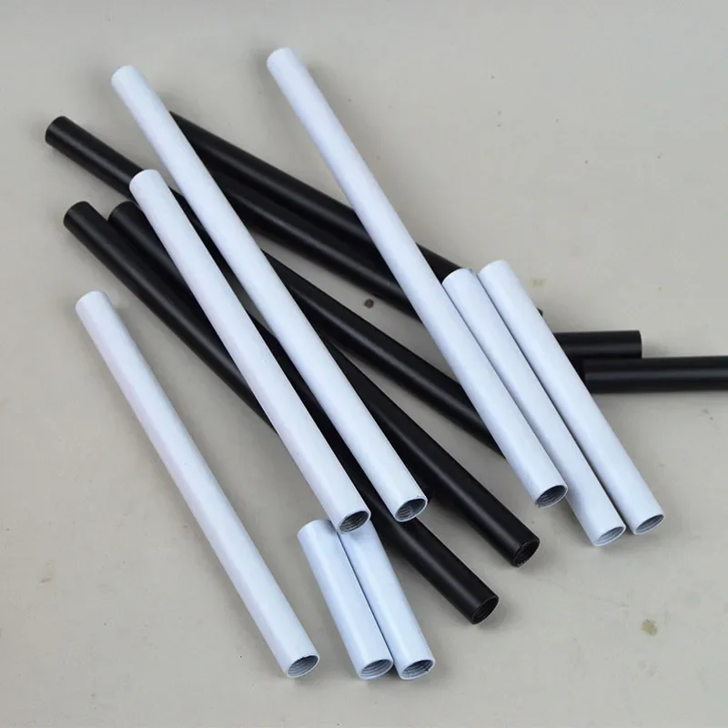 2PCS/lot M10*1 Inner Screw Tube Hollow Straight Rod Light Metal Accessory Connecting Tooth Tube led lamp accessories