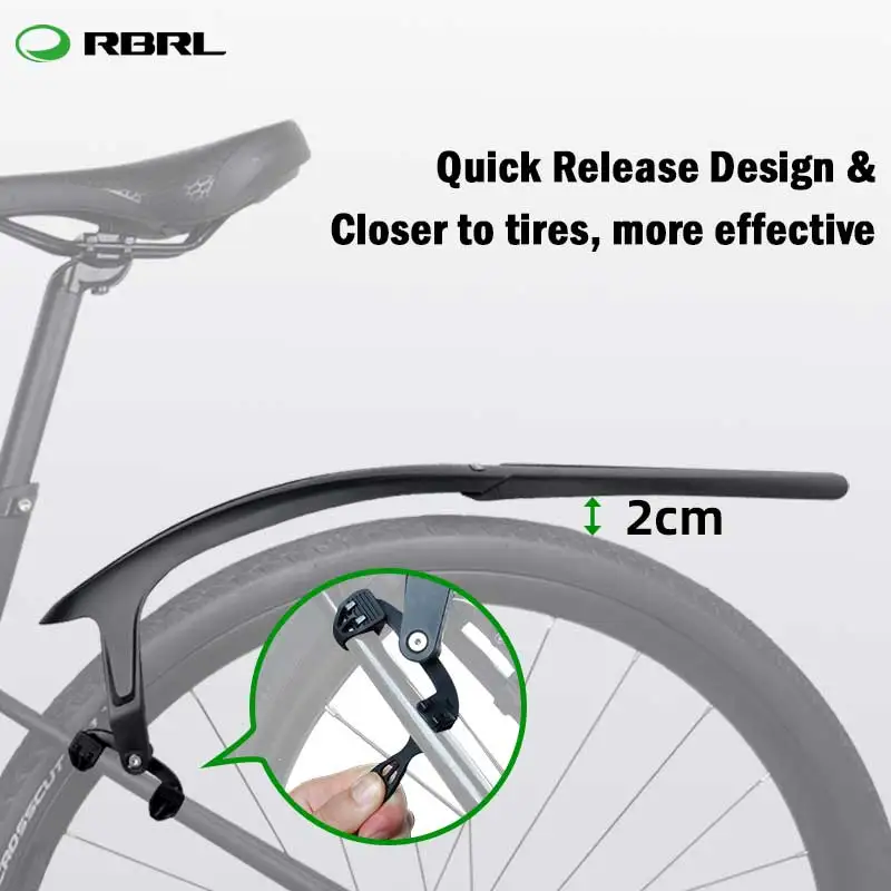 Bicycle Mudguard Wings 700c Road Bike Quick Release