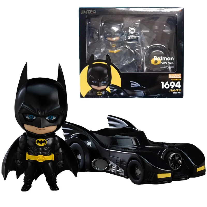 

100% Original Good Smile Nendoroid GSC 1694 Batman 1989 Ver DC Comics Superhero Anime Figure Model Collecile Action Toys Gifts