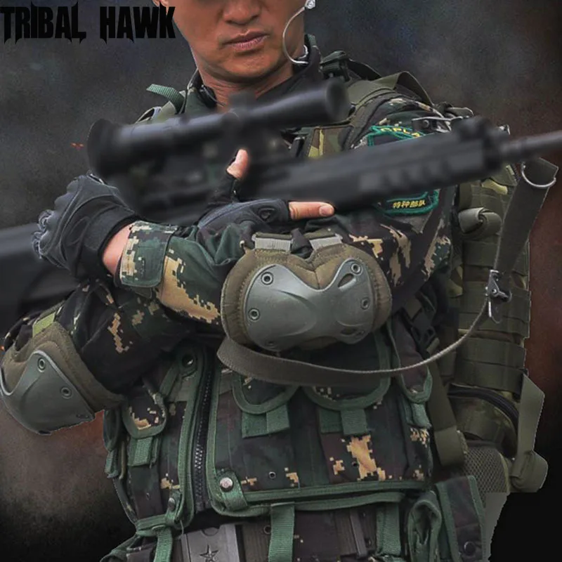Male Knee Pads Outdoor Sports Kneepads War Battle Airsoft Training Combat Hunting Ski Knee Support Safety Protective Equipment