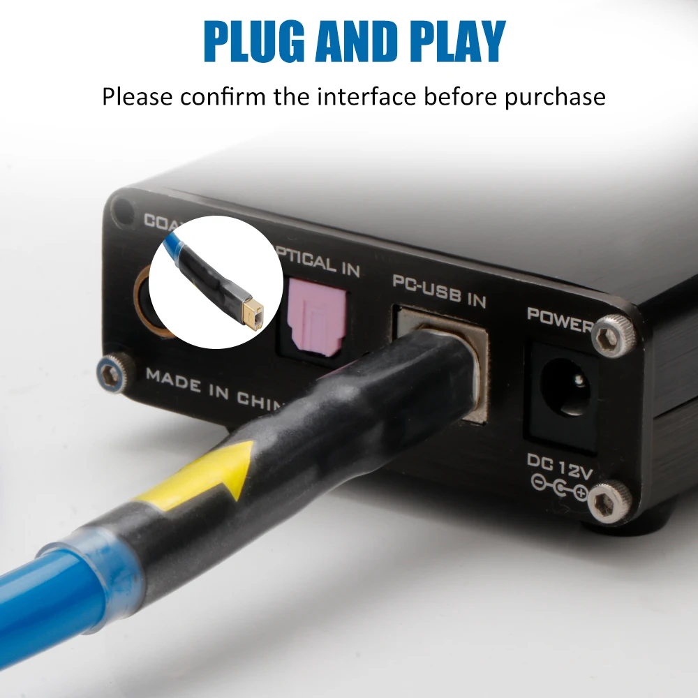 X404 99.998% OFC  USB ̺, A to B   DAC ̺,  USB 2.0 ̺,  USB 