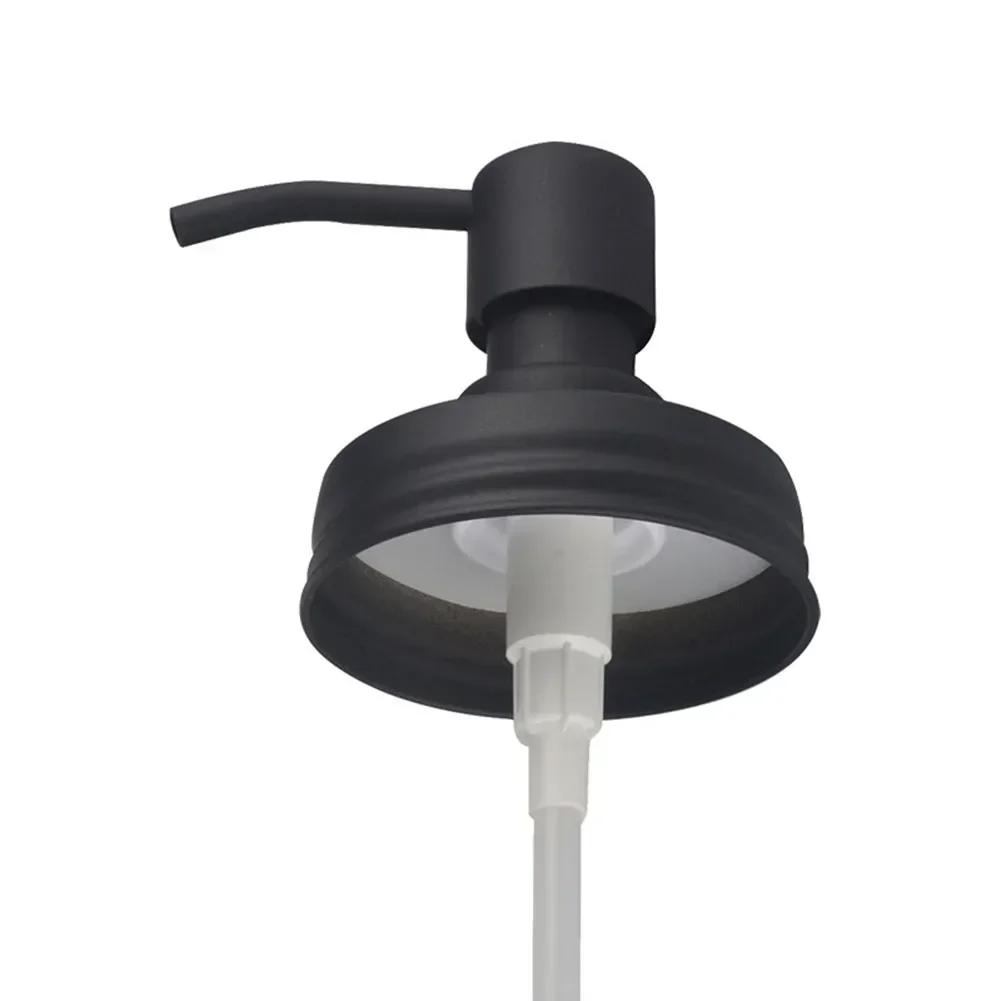 Soap Dispenser Pump Sealed Stainless Steel Bottle Cap Anti-Rust Soap Dispenser Covers Canning Lids Replacement Liquid Pumps