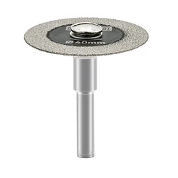Diamond Mini Saw Blade Set - Premium Glass & Tile Cutting Discs (1/3pcs, 30/40/50mm) (1pc 40mm with Shank)