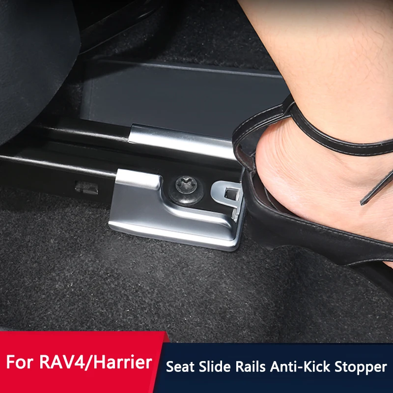 Qhcp Car Seat Slide Clips Abs Front Rear Seat Sliding Rail Cover