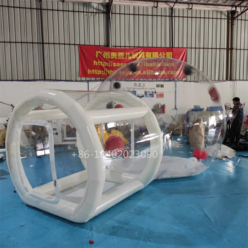 Factory Camping Tent House Outdoor Bubble Tent Inflatable Transparent Dome Clear Bubble Tent House for camping 3