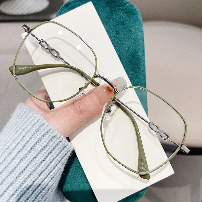 

Fresh Sweet Style Eyeglass Frames for Women Vintage Polygon Shape Glasses Frame Campus Style Women's Eyeglass Frame