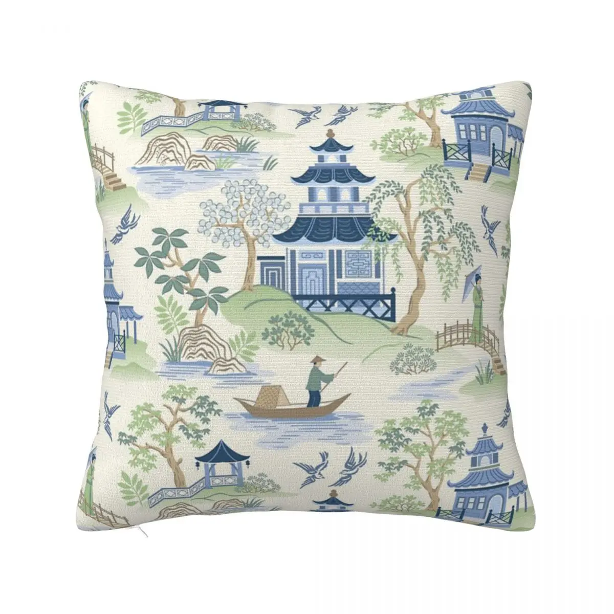 

Chinoiserie Pillow Cover Pillowcase 40X40 Decoration For Bedroom Pillow Case Pillow Cover