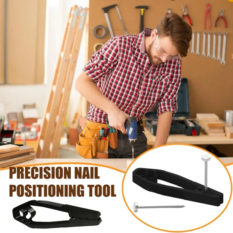 Portable Nail Fixer Tool Woodworking Nail Fixer Plastic Sliding Joint thumbnail 5