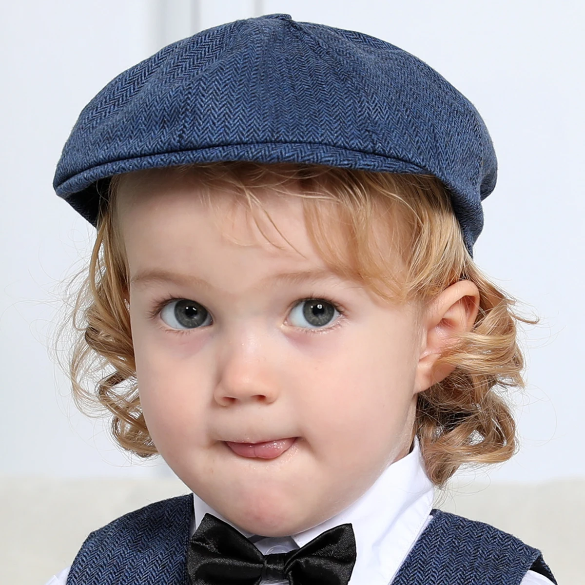 Baby Hat Kids Octagonal Flat Newsboy Cap