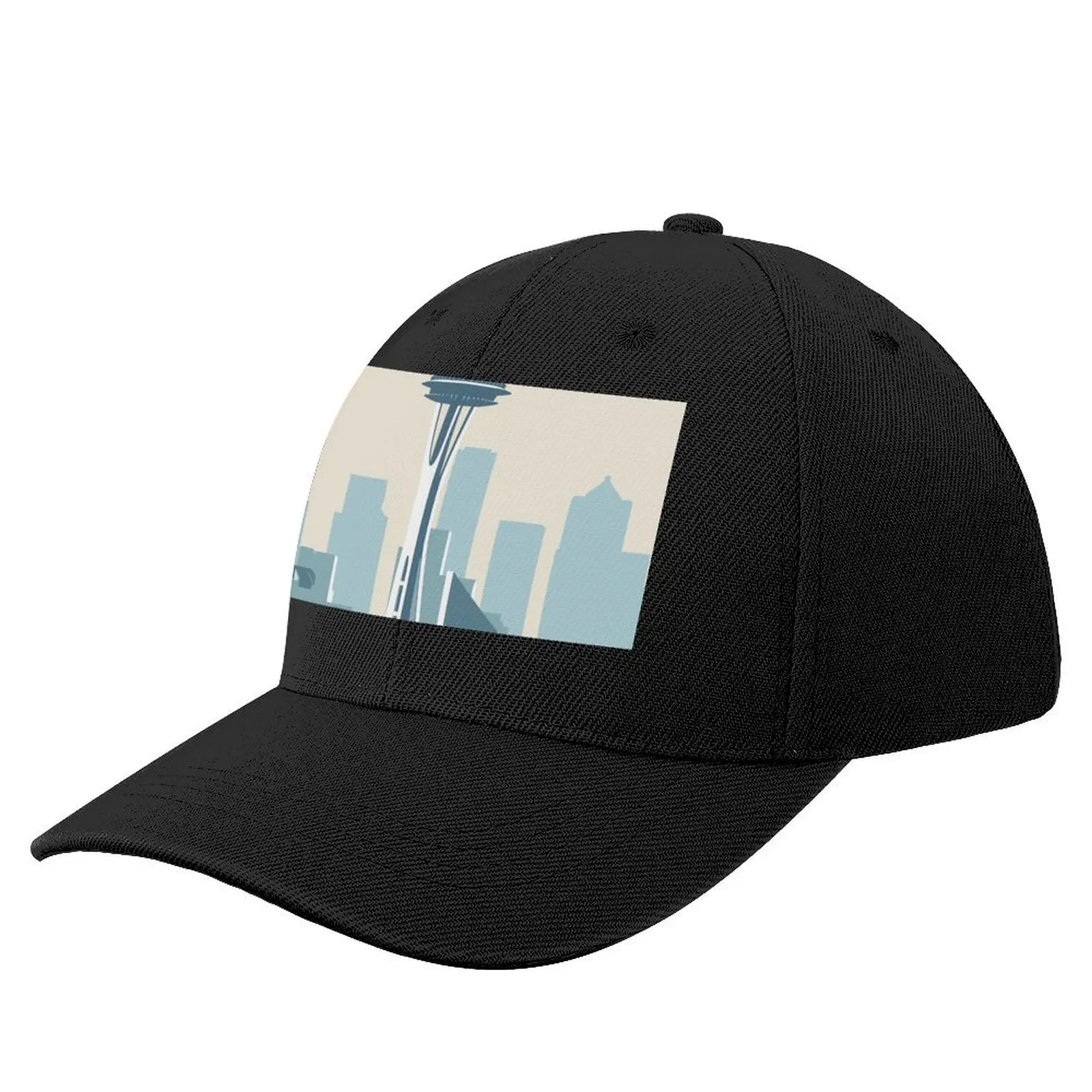 

Seattle Skyline Baseball Cap Thermal Visor Luxury Man Hat Trucker Cap Hat Man Luxury Hats For Men Women's