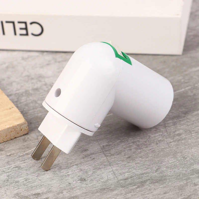 E27 Socket Lamp Bulb Adapter 360 Degrees Adjustable Light Bases Lamp Holder Converter Light Bulb Adapter EU US Plug 1Pc