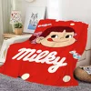 Cute Fujiya P-Peko Chan Blanket Skin friendly comfort warm soft plush blanket suitable sofa living room office bedroom 3