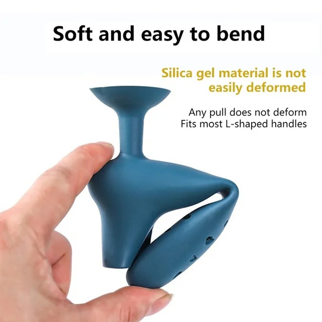 1Db Szilikon Ajtó Megálló Gomb Burkolat Szívó Csésze Szőnyeg Vastag Ütés Elleni Csecsemő Fali Kesztyű Otthoni Ellátás - Image 5