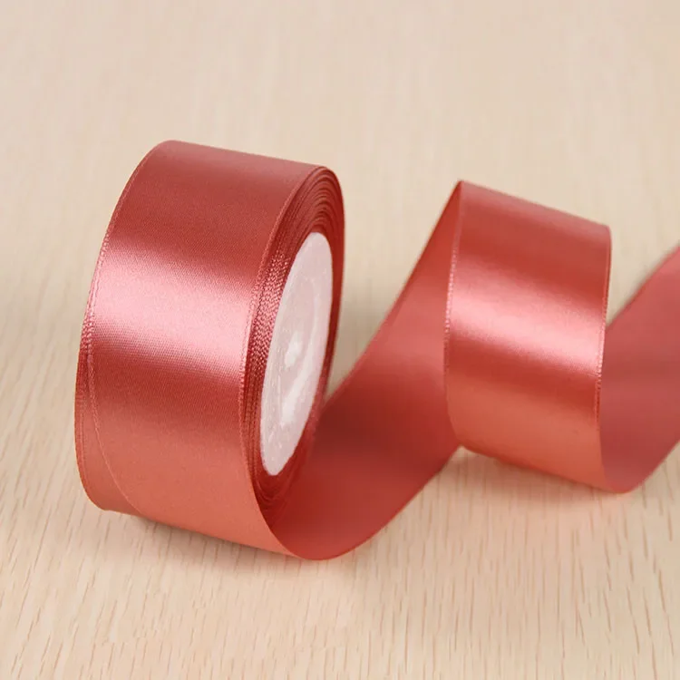 Vibrant Red Satin Ribbons for Holiday and Event Décor – Multiple Widths Available