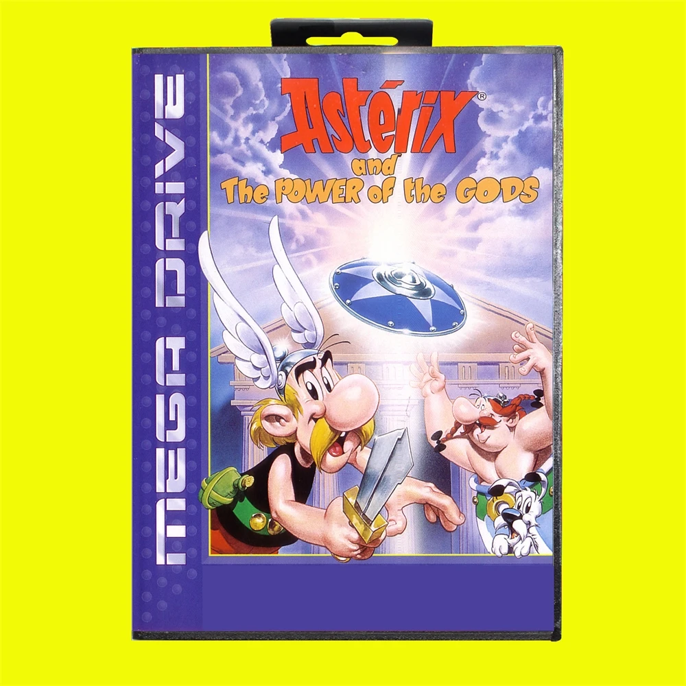 

Игровая карта Asterix и сила Богов MD, 16 бит, чехол для Sega MegaDrive Genesis, картридж для игровой консоли