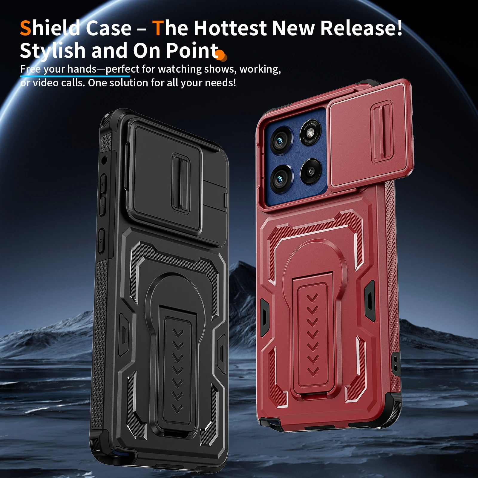 Dual-Layer Military-Grade Hard Protection Phone Case