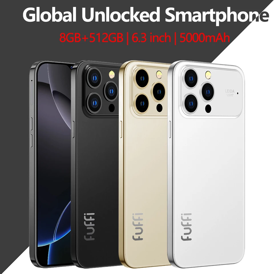 グローバル版 17Pro Max スマートフォン Android 12 6.56インチ画面、8