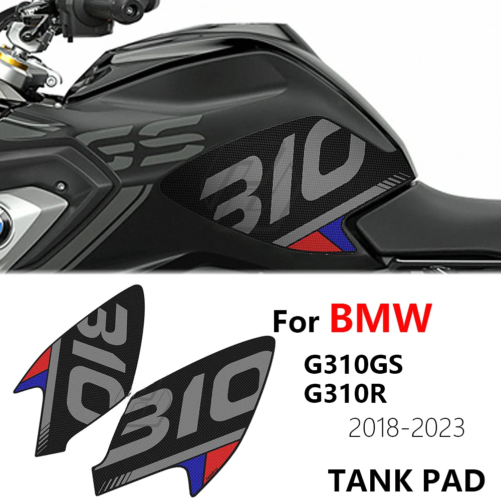 For BMW motorrad G310GS 2018-2022 Tank Grip Traction Pad Side Tank Pad Protection Knee Grip Mat Tank Rubber Sticker