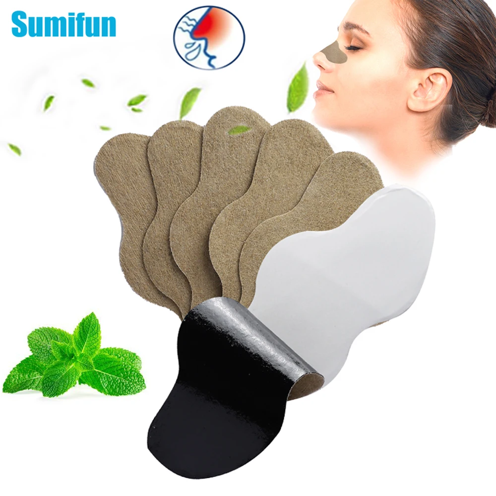 

10pcs Only$0.99 Nasal Patch Rhinitis Sinusitis Sticker Anti Snoring Relieve Runny Nose Nasal Congestion Mint Herb MedicalPlaster