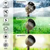 LED Outdoor Landscape Lighting 9W PAR 36 Brass Spotlights 4-Pack Waterproof Wall Wash Security Lamps Garden Trees Patio Energy 3