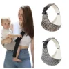 Baby Going Out Safety Carrier Simple Leopard Pattern Portable Front Hug Type Back Baby Out of the Baby Artifact Waist Stool 1