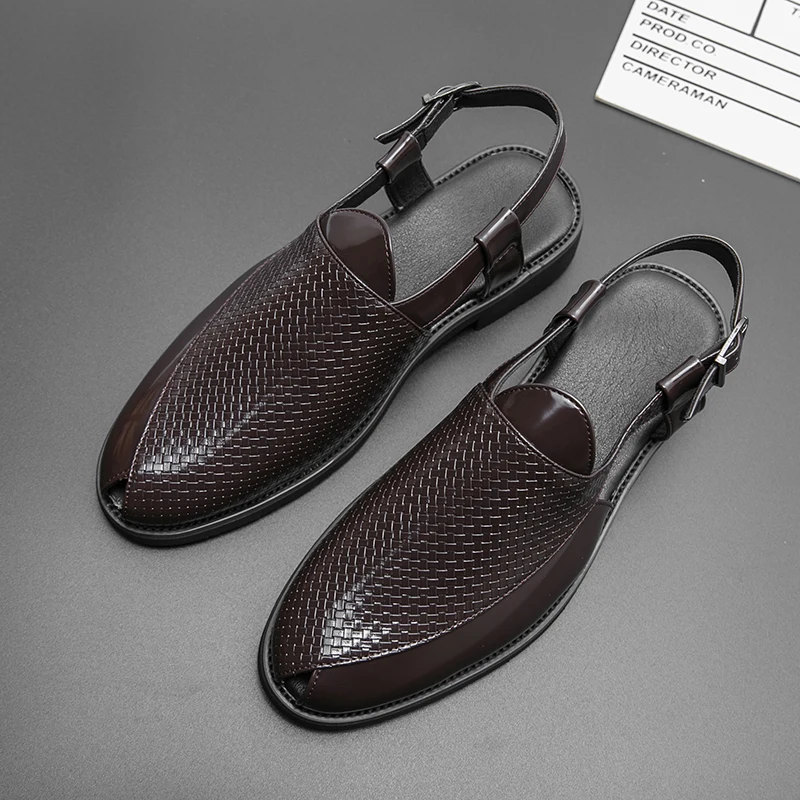 

Hot Selling Men's Fashion Sandals In Europe America Beach Shoes Outdoor Flat Shoes Men's Casual Shoe Men's Slippers Summer New
