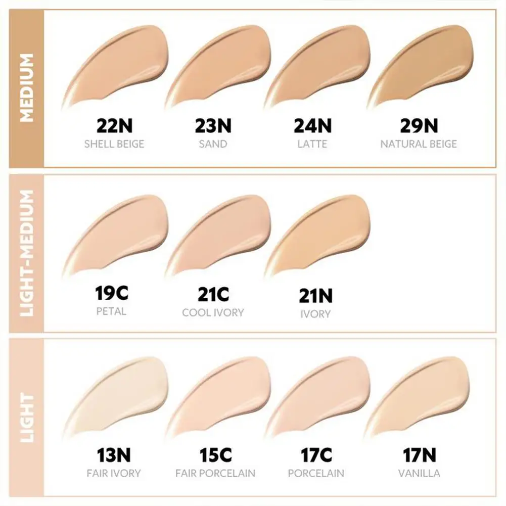Long-lasting Waterproof Concealer Full Coverage Semi-matte Finish_voghion.com