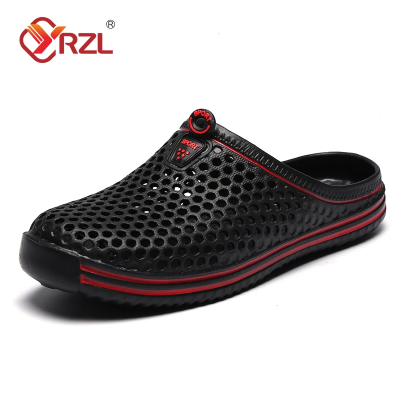 Yrzl Heren Schoenen Strand Slippers Unisex Holle Casual Vrouwen Strand Sandaal Slippers Schoenen Anti-Slip Maat 36-45 Heren Slippers