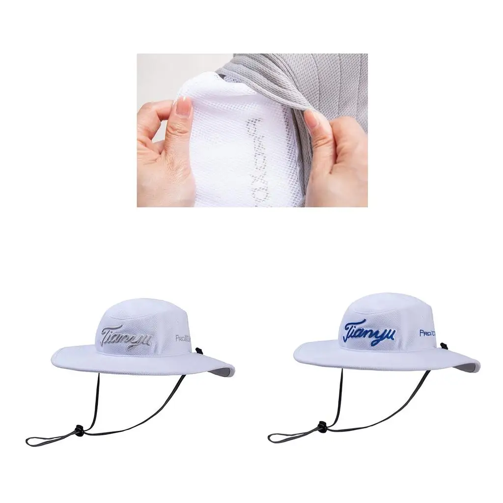 Fishing Hats for Men and Women, Adjustable Chin Strap, Hats Designed for , Pool,Hiking, Camping, Travel，Beach