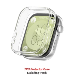 Silicone Replacement Strap Bracelet for Huawei Watch FIT 3 (Transparent C)