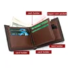 2024 Short Men Wallets New Fashion Zipper Coin Pocket Name Engraved Male Purses High Quality Brand Slim Card Holder Men's Wallet 4