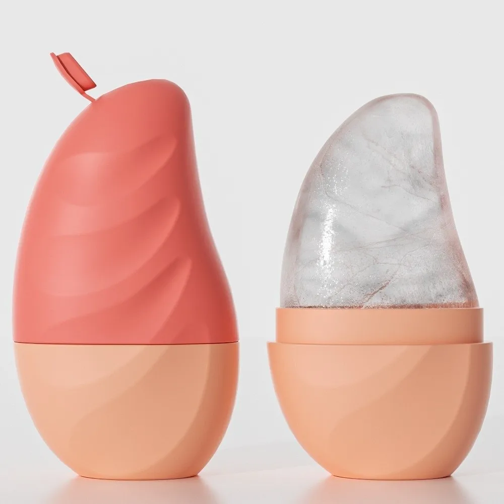 Silicone Ice Face Roller Reusable Beauty Skin Care Tools Ice Roller for Face Leak-Proof Face Lifting Ice Mold