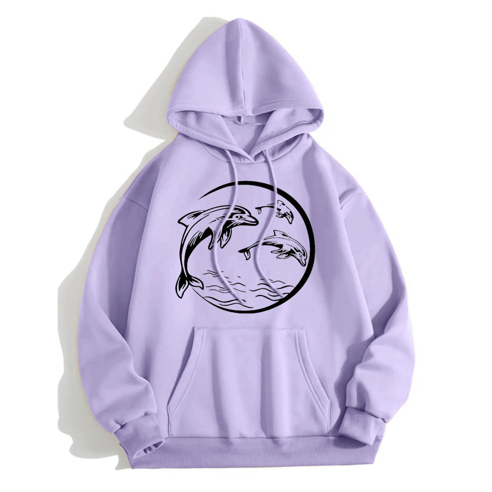 

Space Hoodies for Women Pullover for Women Casual Hoodies Drawstring Hooded Pocket Round Neck Long Plover Women Long Sleeve